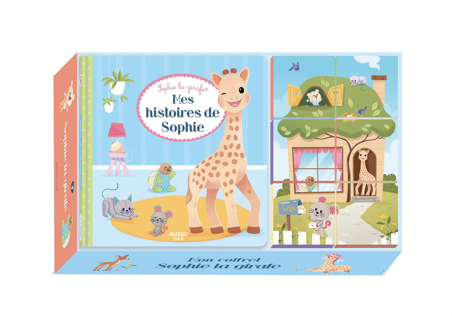 Sophie la girafe - Coffret album + cubes