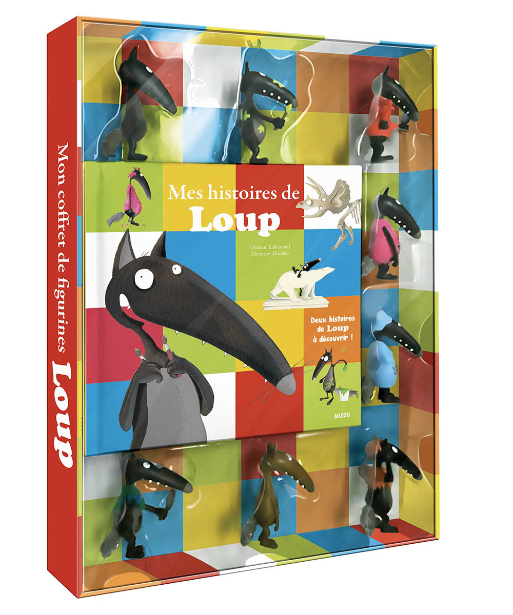 MON COFFRET DU LOUP 8 FIGURINES + 1 RECUEIL D'HISTOIRES