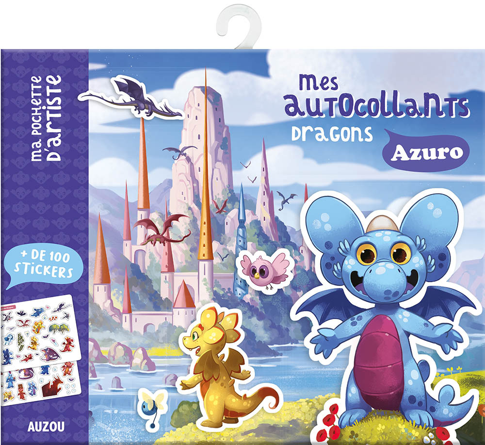 Autocollants Azuro dragons - Ma pochette d'artiste