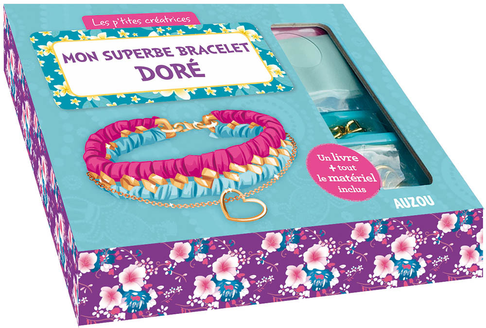 Les p'tites créatrices - Mon superbe bracelet doré