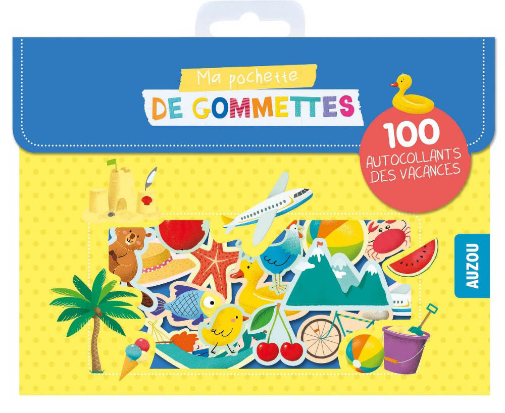 Ma pochette de gommettes - 100 autocollnts des vacances