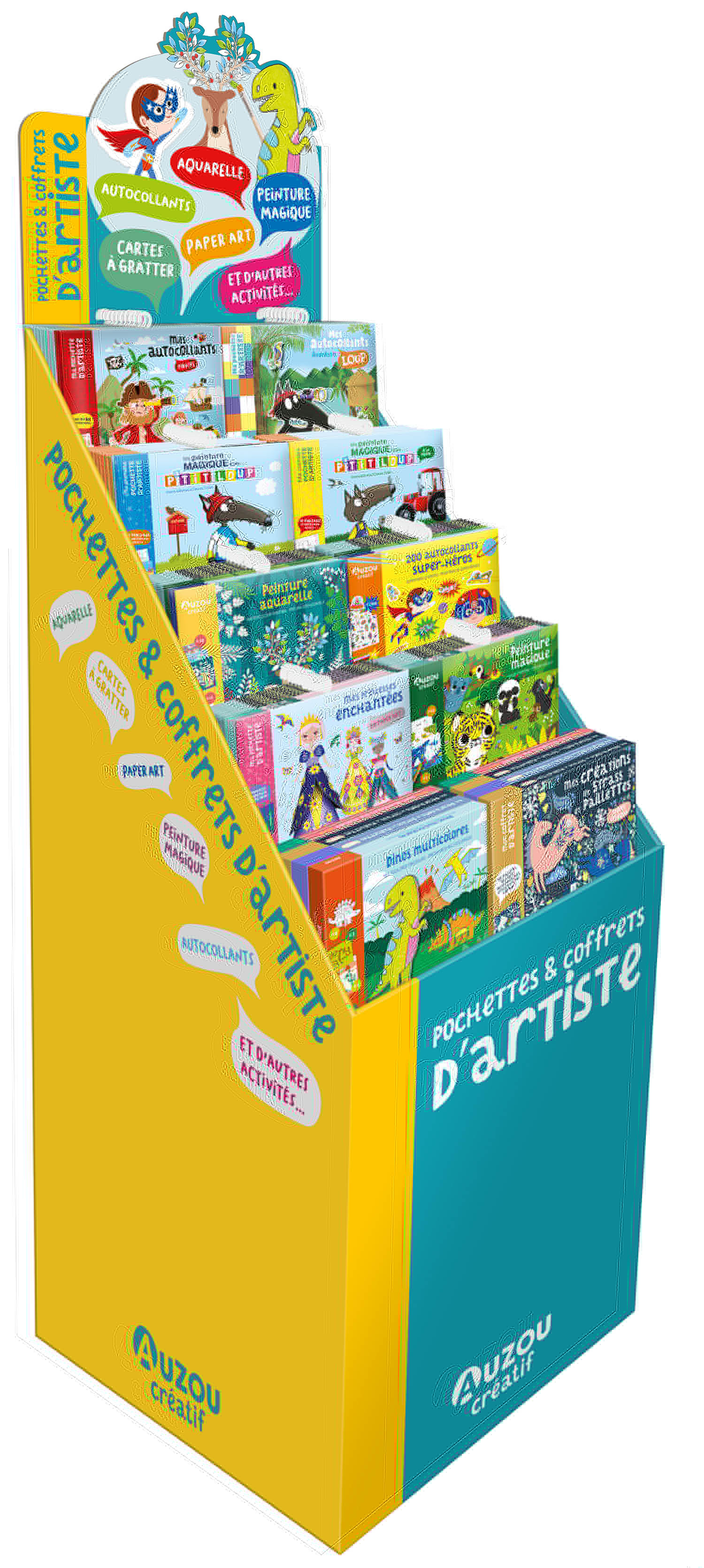 PLV PLEINE DE SOL - POCHETTES + COFFRETS D'ARTISTE - 60 VOL