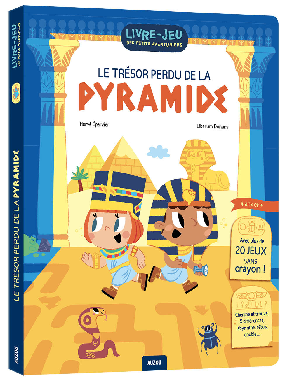 Livre-jeux des petits aventuriers - Le trésor perdu de la pyramide