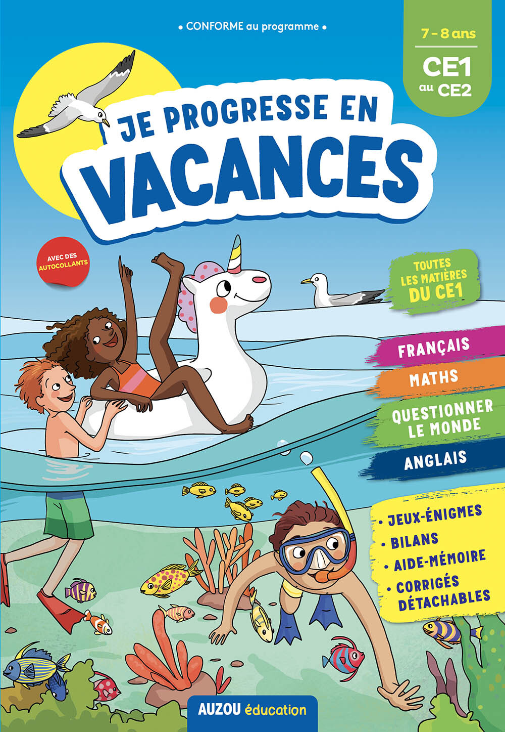 Je progresse en vacances CE1 au CE2 7-8 ans