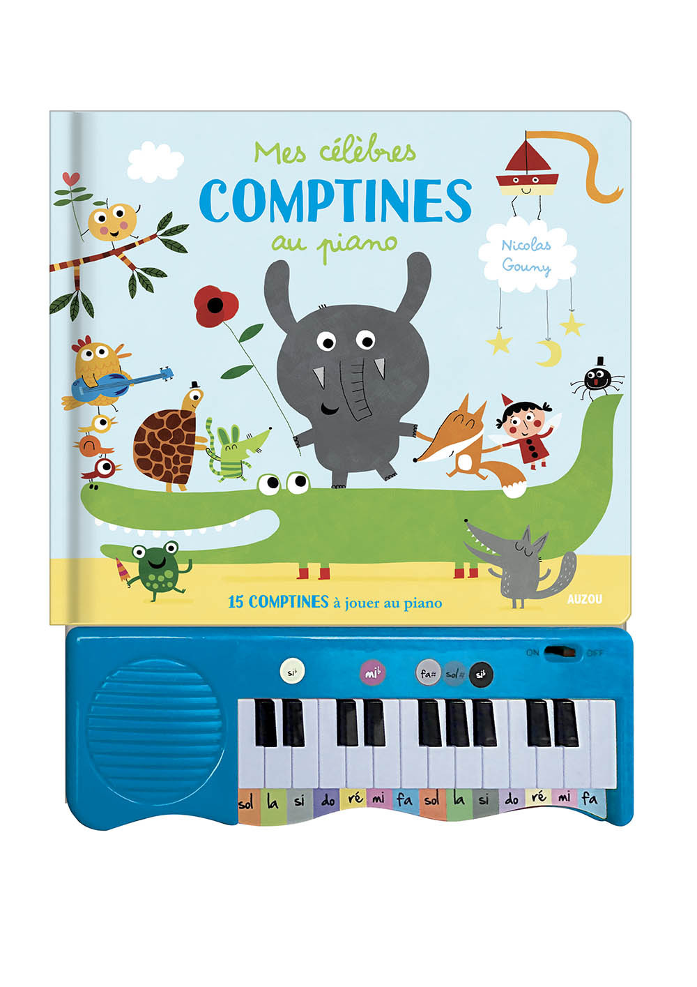 MON LIVRE PIANO - MES CÉLÈBRES COMPTINES AU PIANO