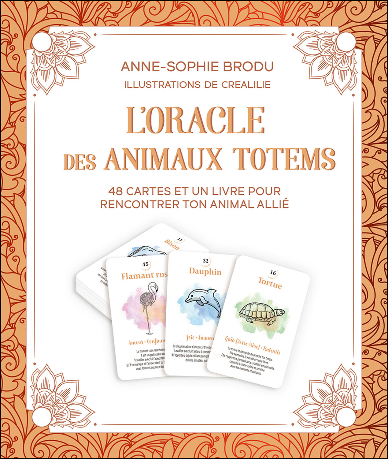 L'ORACLE DES ANIMAUX TOTEMS - COFFRET - 48 CARTES ET UN LIVRE POUR RENCONTRER TON ANIMAL ALLIE