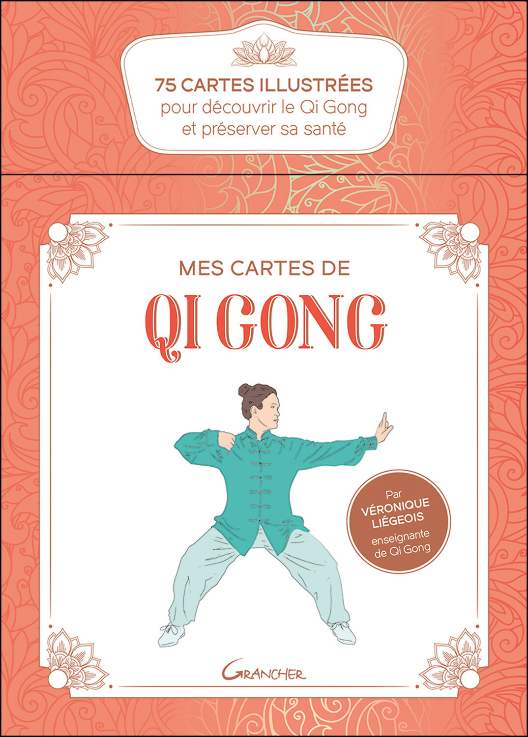 MES CARTES DE QI GONG - COFFRET - 75 CARTES ILLUSTREES POUR DECOUVRIR LE QI GONG ET PRESERVER SA SAN