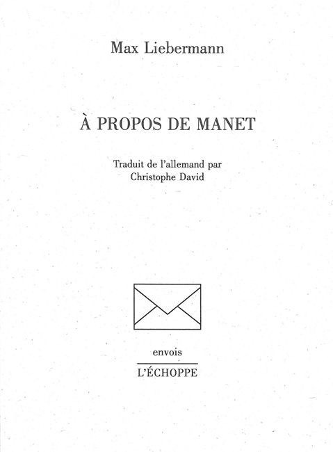 A Propos de Manet