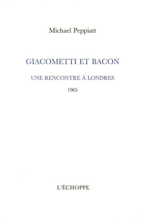 Giacometti et Bacon
