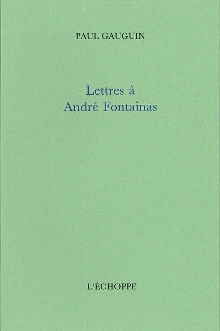 Lettres a André Fontainas
