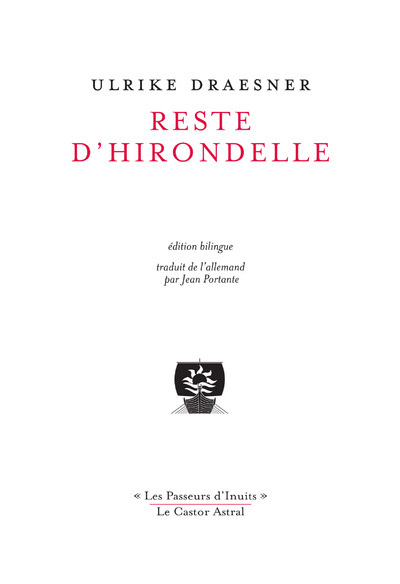 Reste d'hirondelle