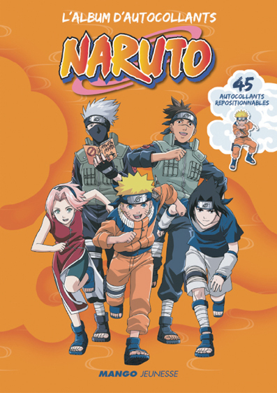 ALBUM D'AUTOCOLLANTS NARUTO ('L)