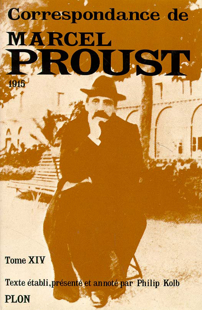 Marcel Proust Correspondance tome 14