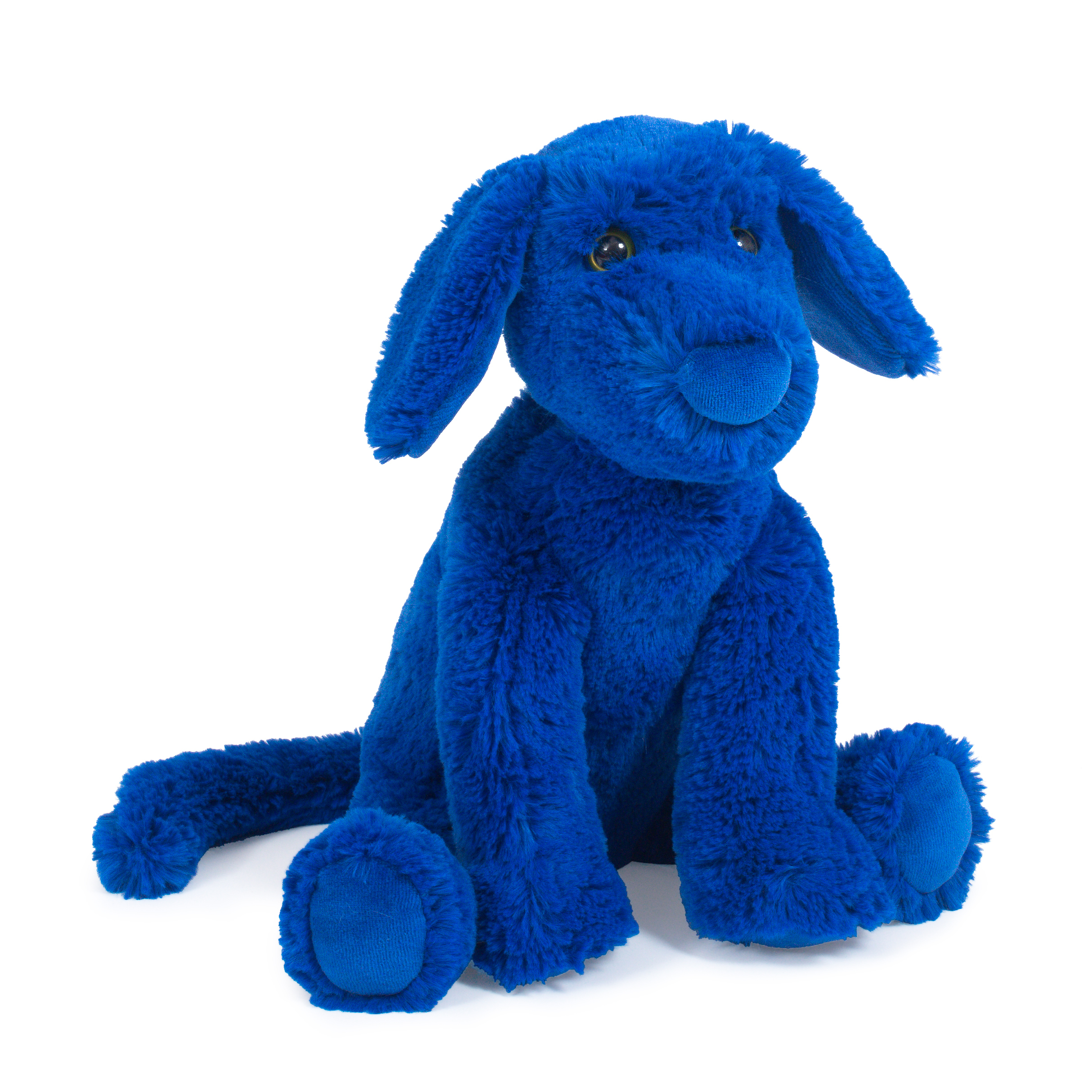 chien bleu geant - peluche