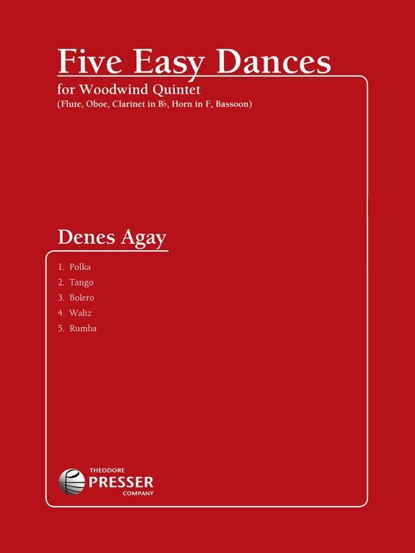 FIVE EASY DANCES -ENSEMBLE DE PARTITIONS