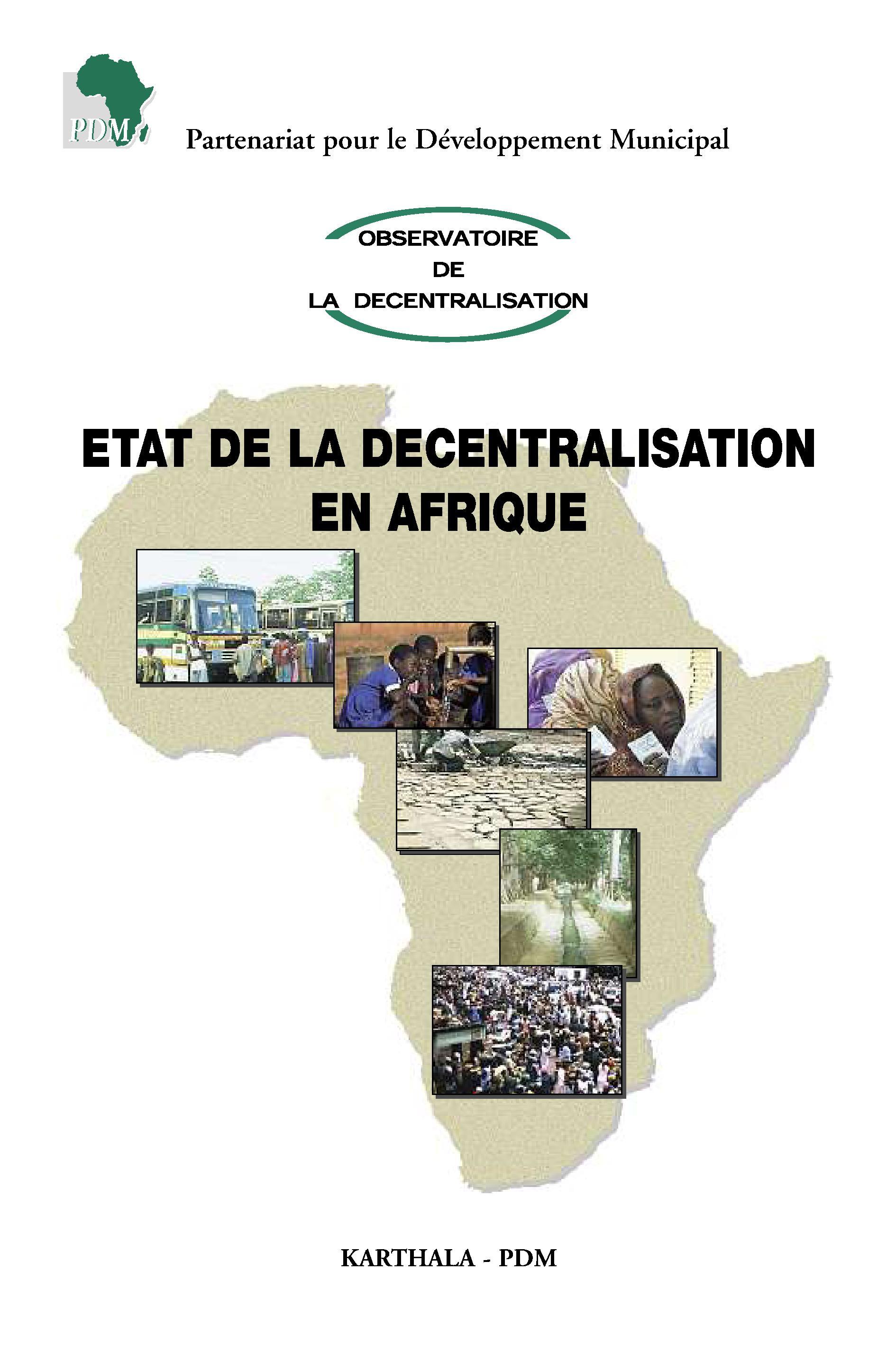 ETAT DE LA DECENTRALISATION EN AFRIQUE