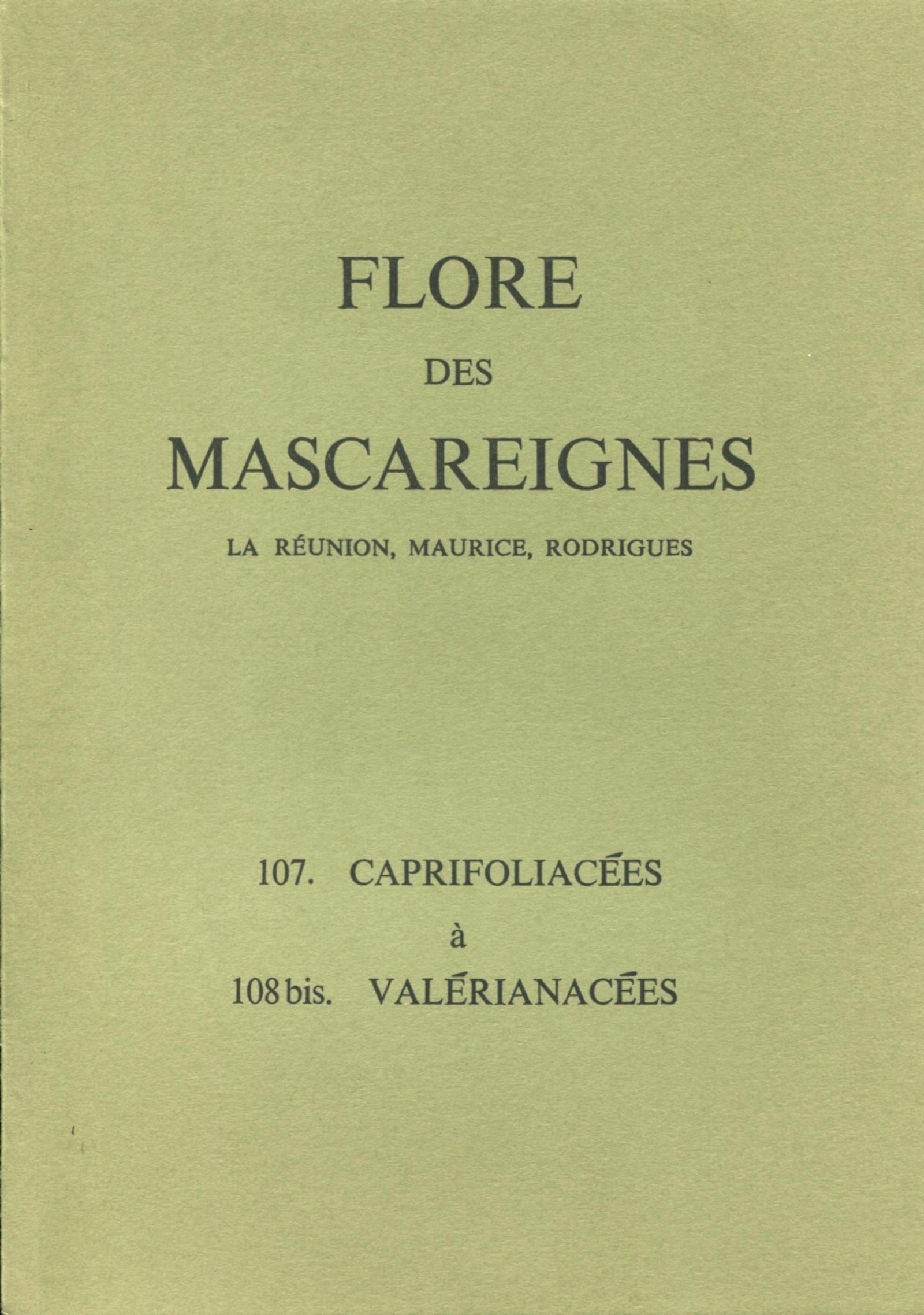Flore des Mascareignes 107