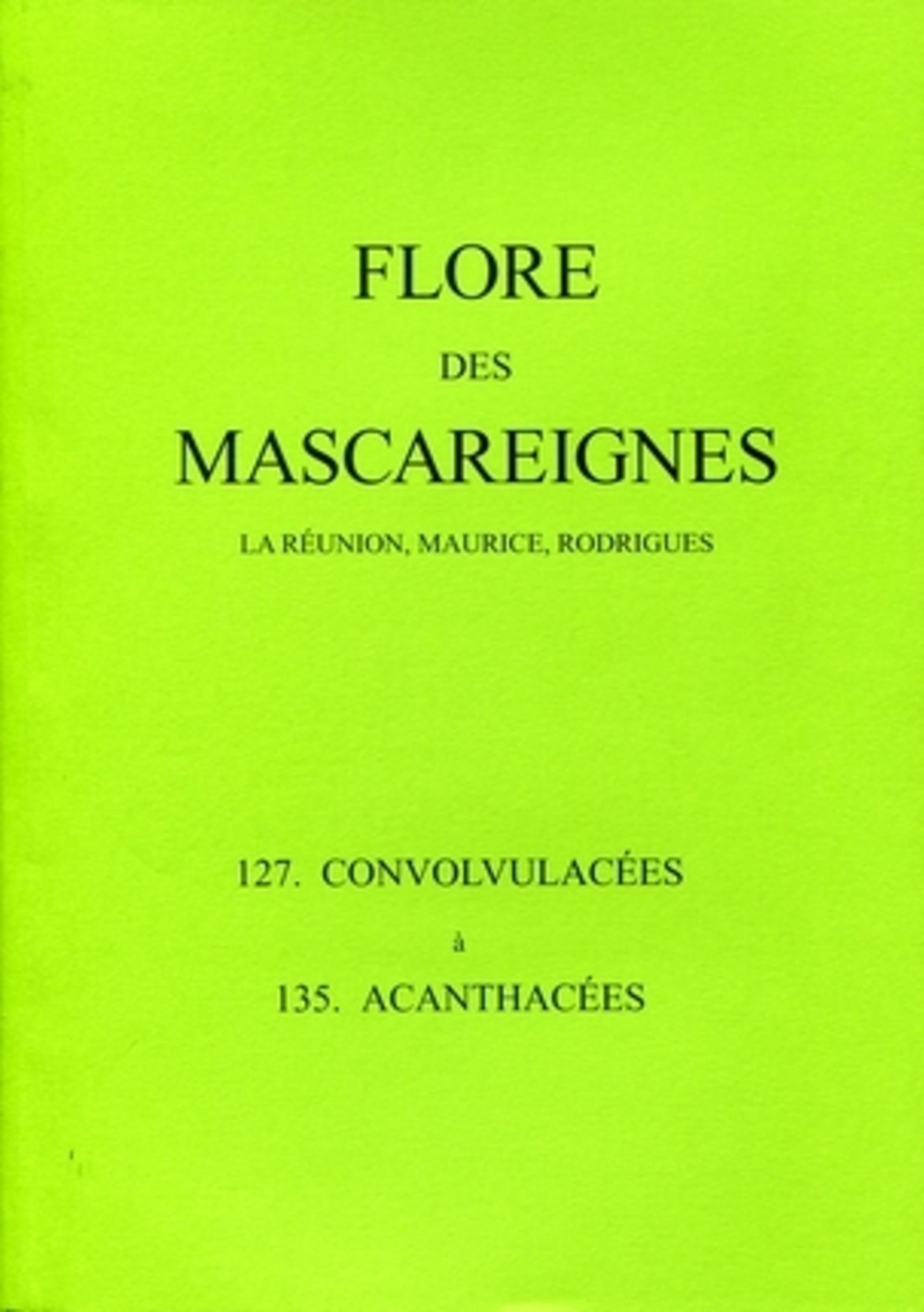 Flore des Mascareignes - 127 à 135