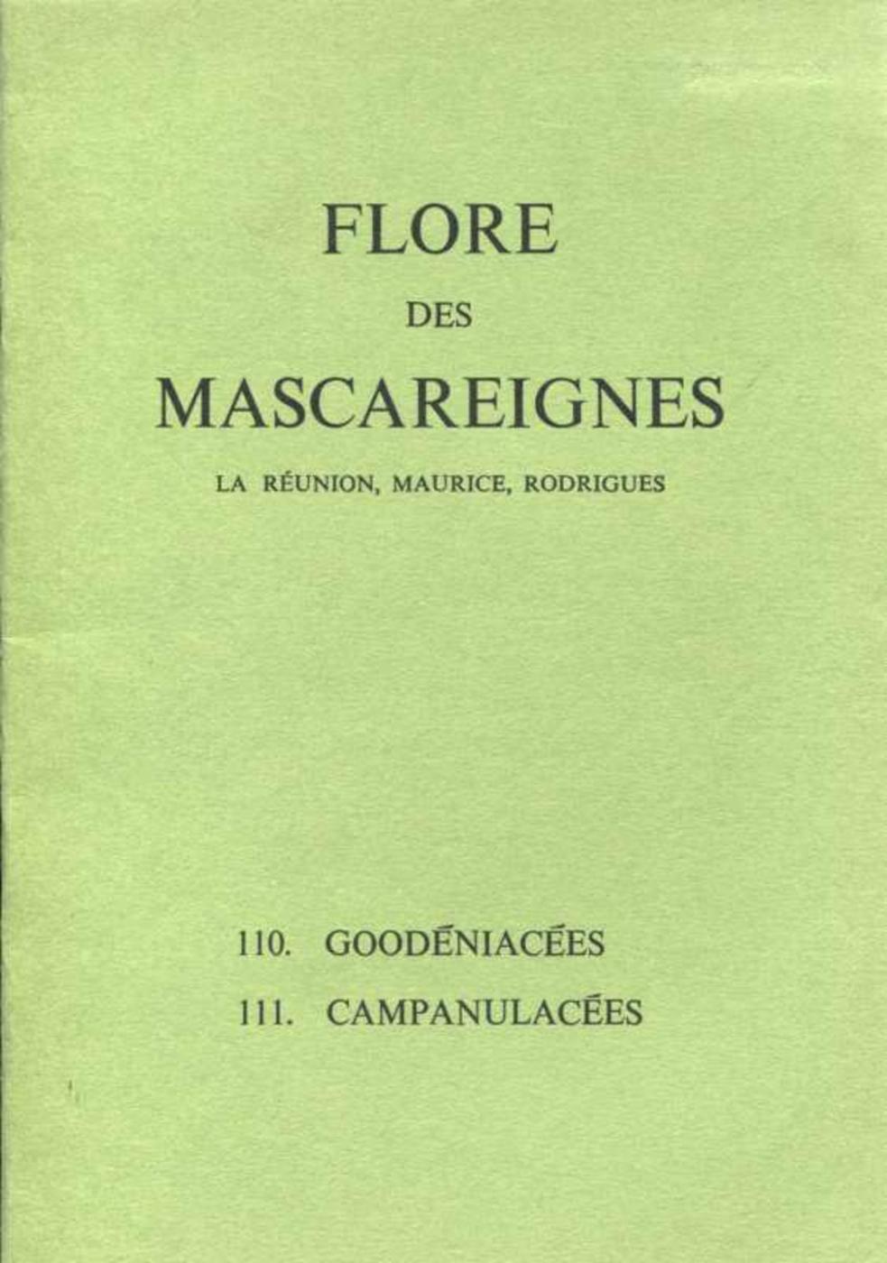 Flore des Mascareignes 110
