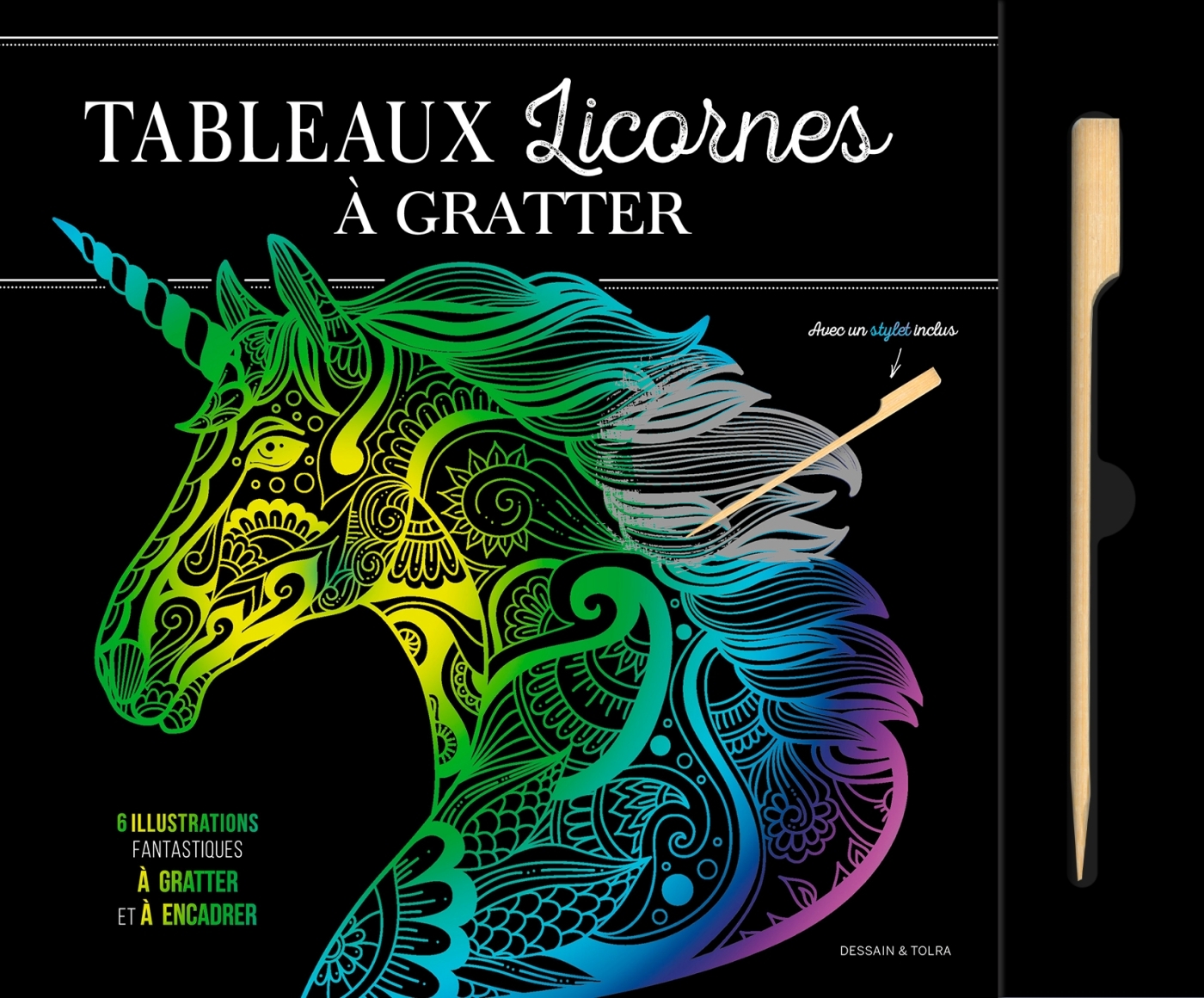 Tableaux licornes à gratter