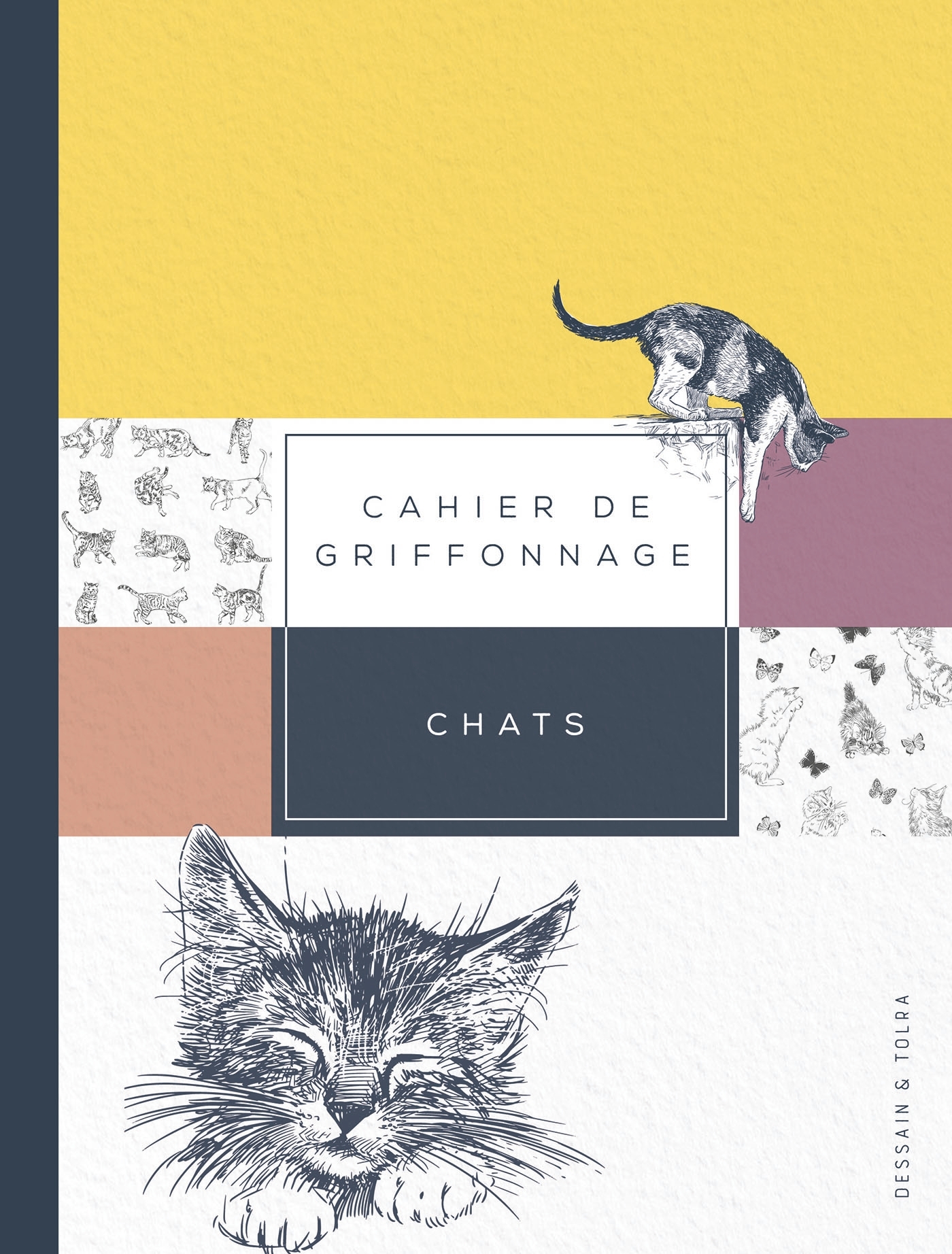 CAHIER DE GRIFFONNAGE CHATS