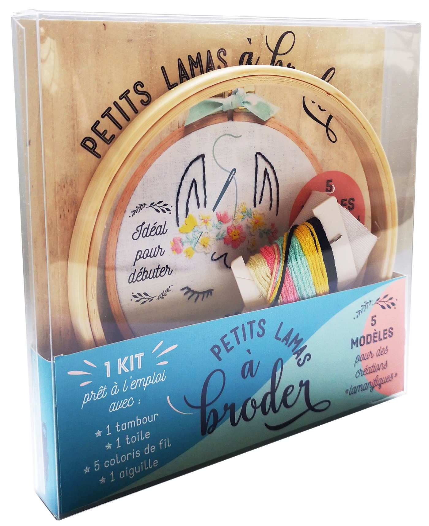 Coffret Petits lamas à broder