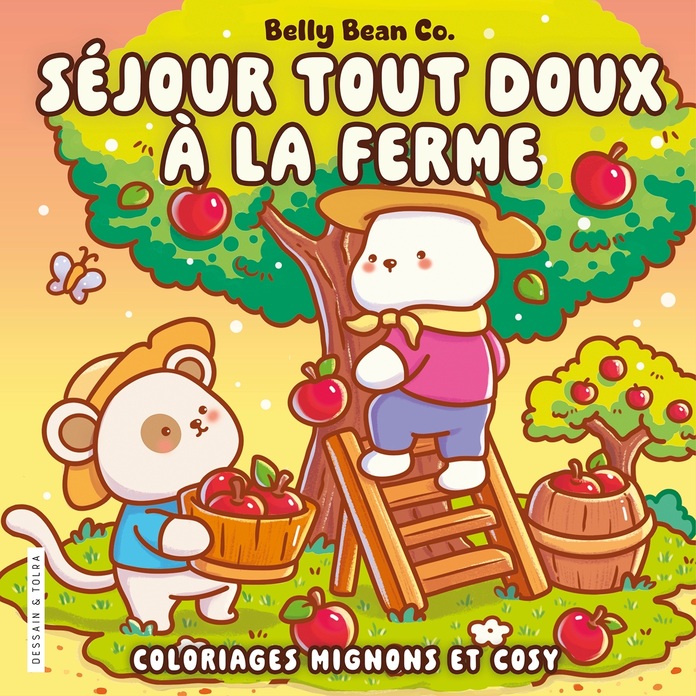 Séjour tout doux à la ferme - Coloriages mignons et cosy - Cosy colo
