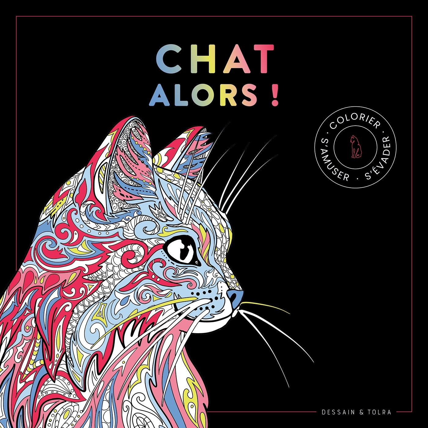 Black coloriage - Chats alors !