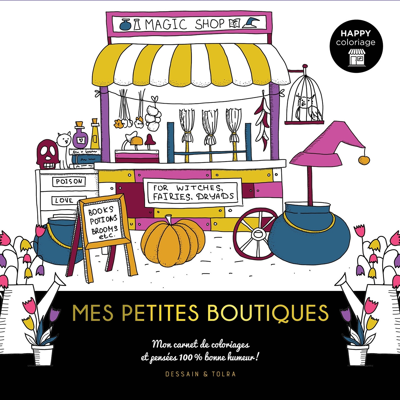 Happy coloriage Mes petites boutiques