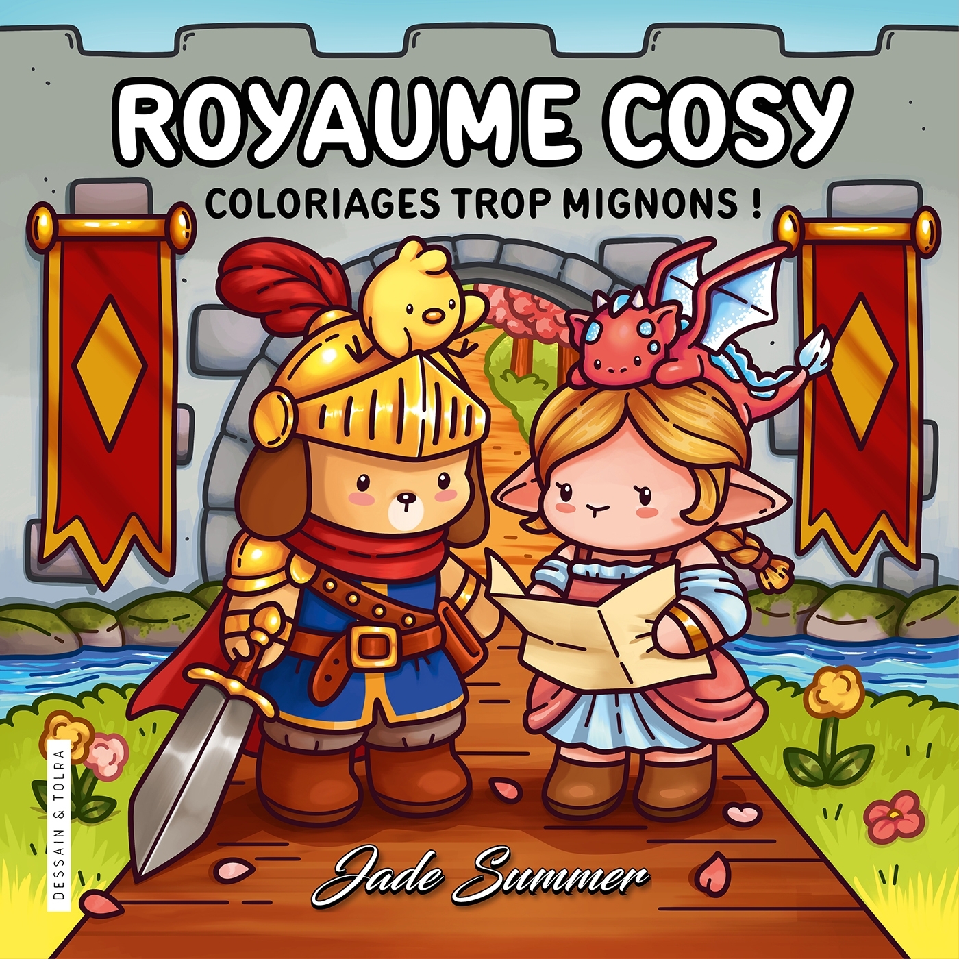 Royaume Cosy - Jade Summer - Coloriages mignons, univers fantastique pour adultes - Cosy colo