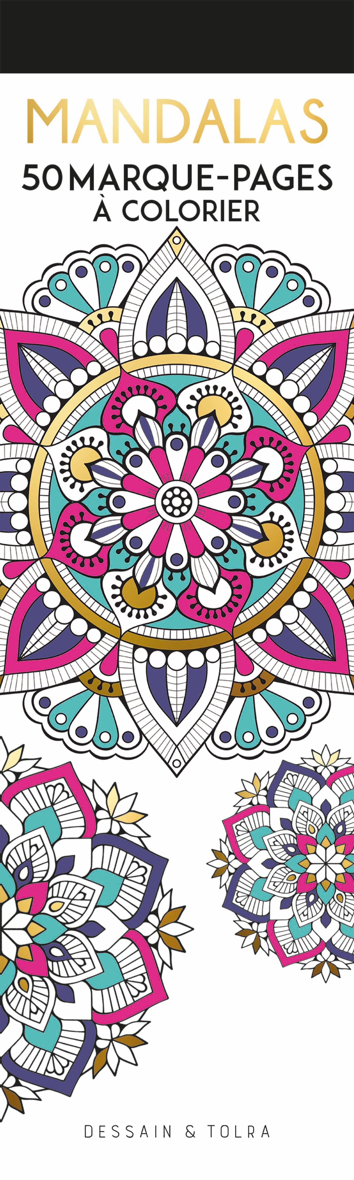 Marque-pages à colorier - Mandalas