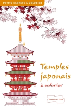 Temples japonais à colorier