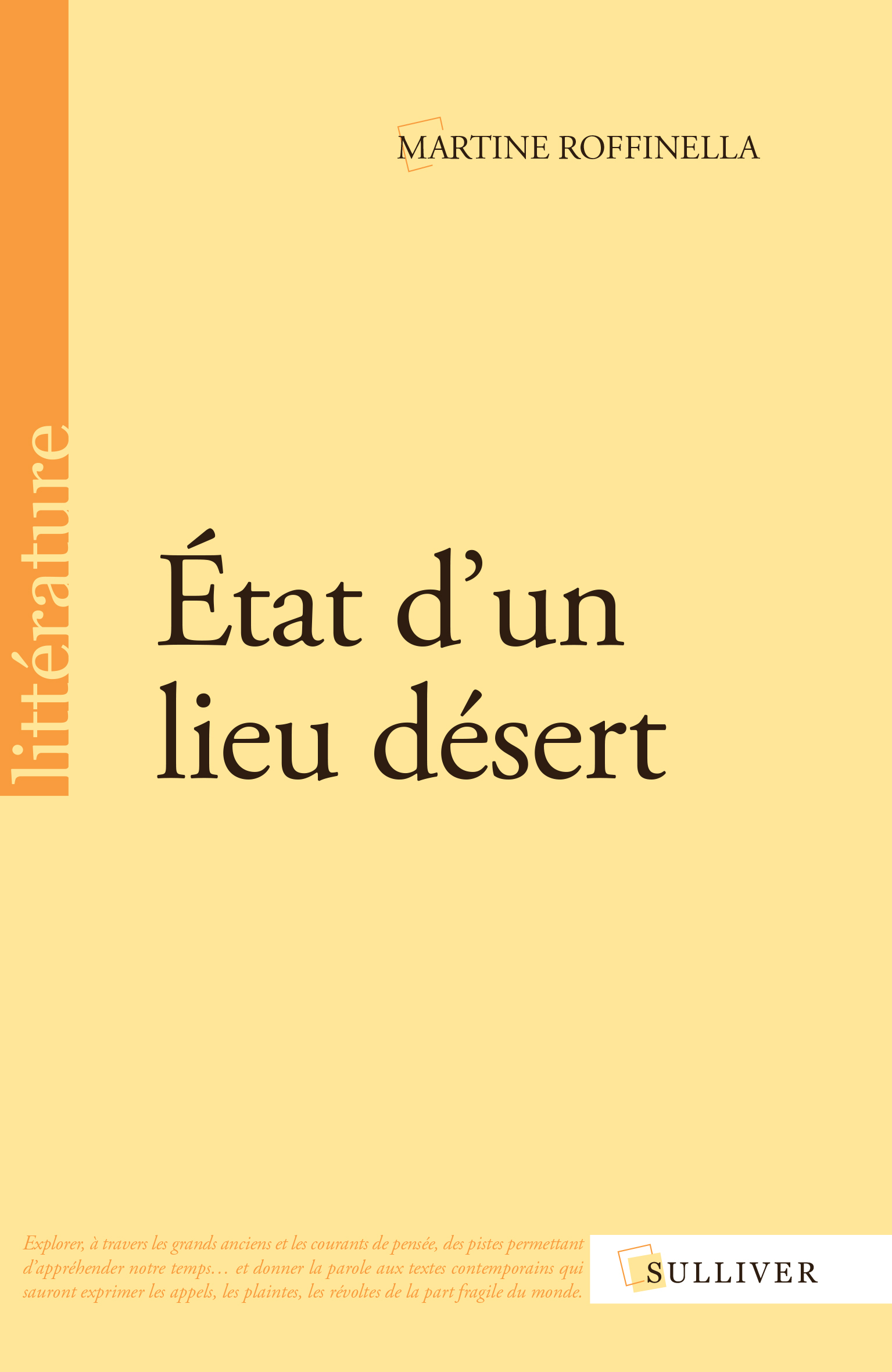 Etat D'Un Lieu Desert
