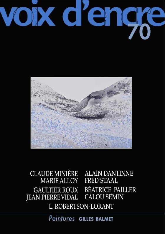 revue VOIX D'ENCRE 70