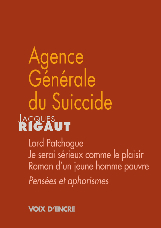 AGENCE GÉNÉRALE DU SUICIDE