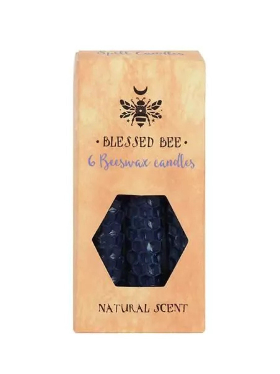 Bougies à rituel en Cire d'Abeille - Bleu