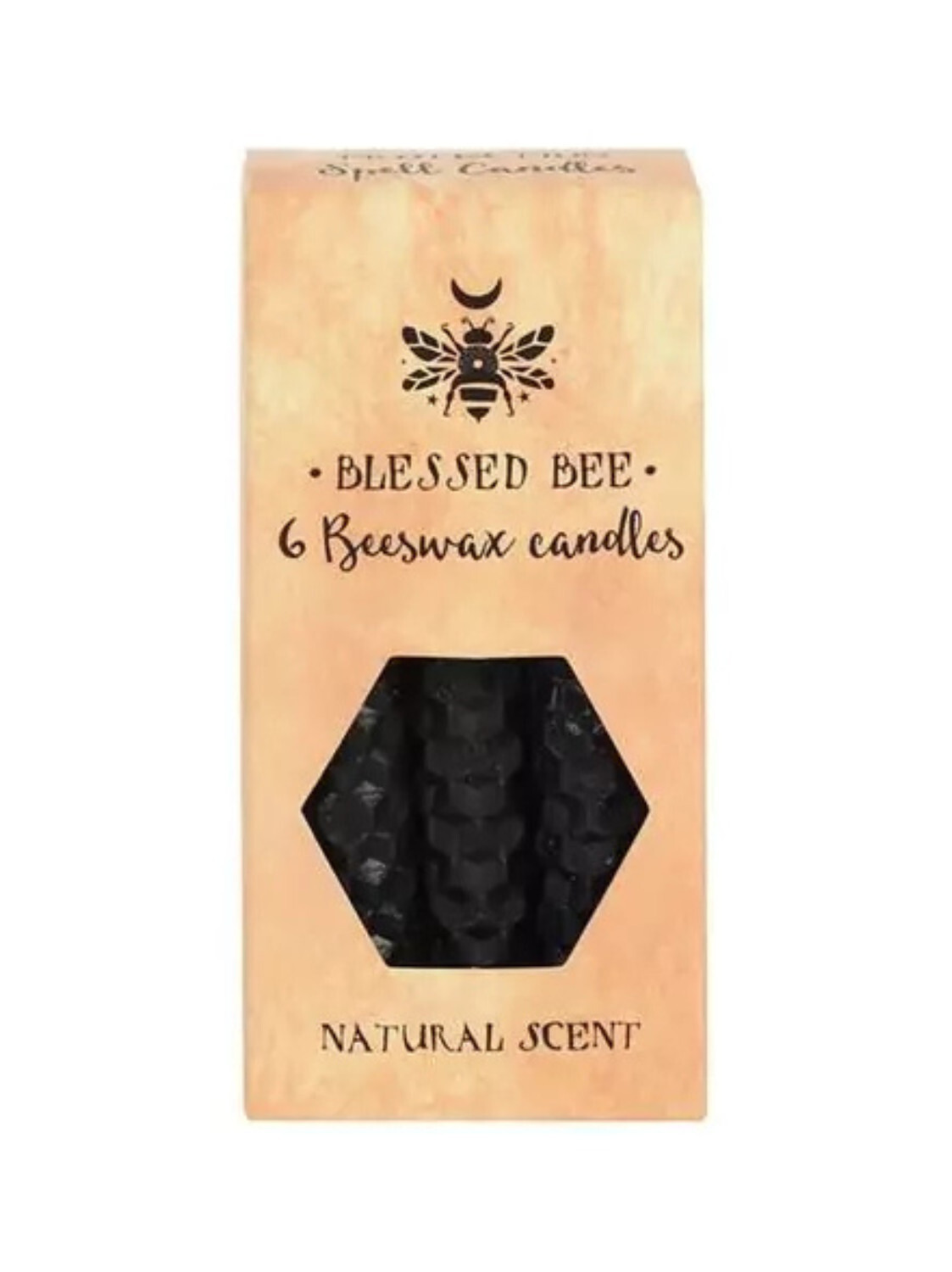 Bougies à rituel en Cire d'Abeille - Noir