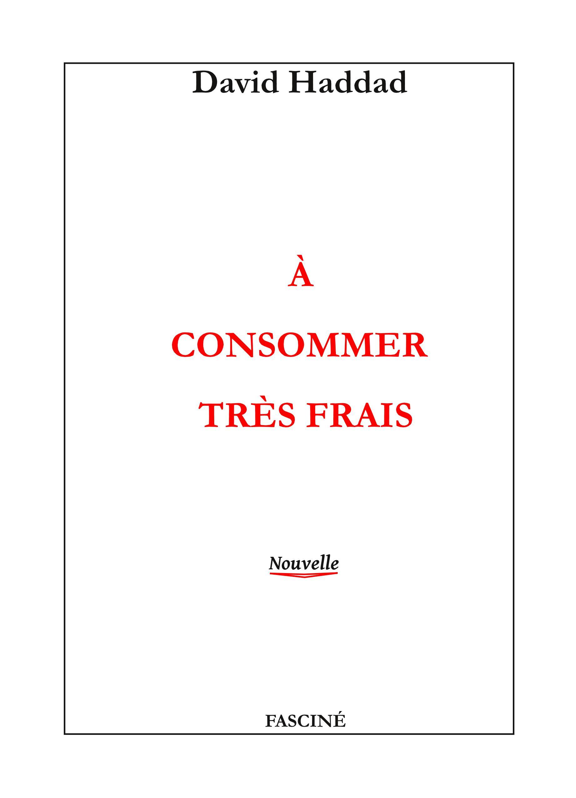 A consommer très frais