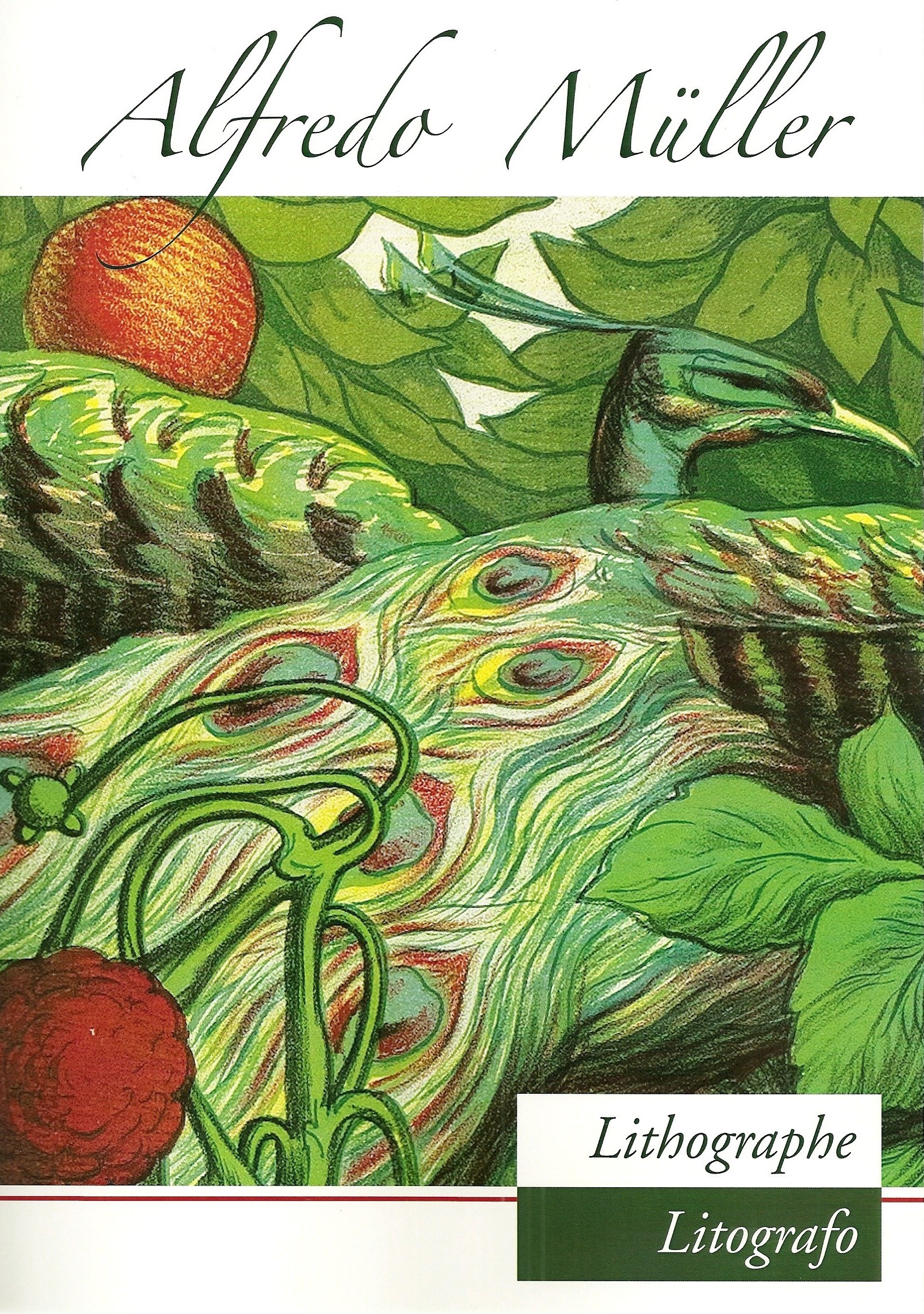 Alfredo Müller. Lithographe. Litografo