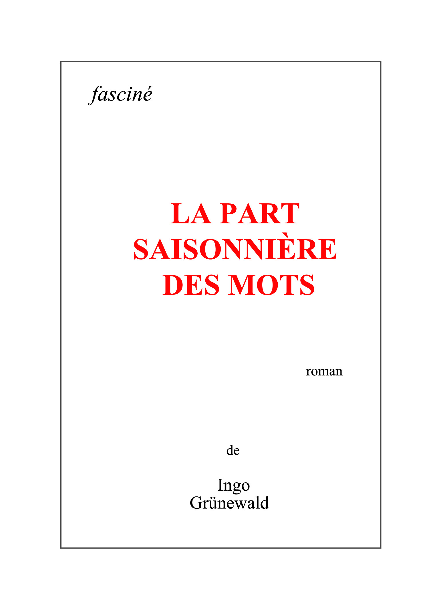 La part saisonnière des mots