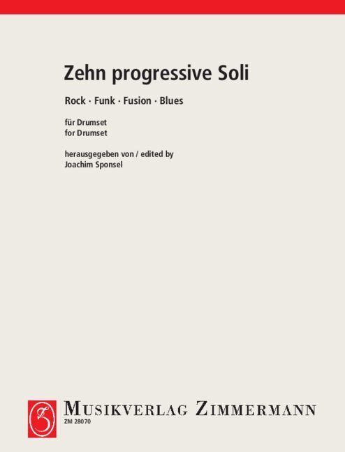 Dix solos progressifs pour drumset