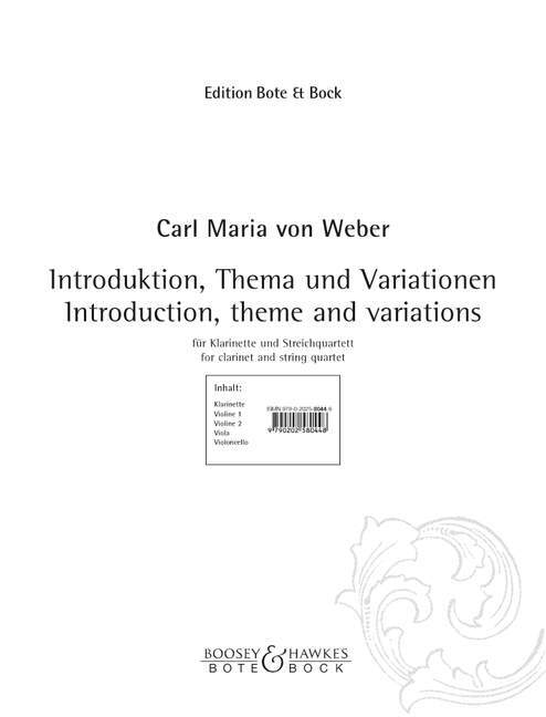Introduction, Thema and Variations