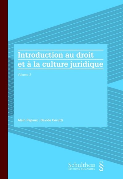 Introduction au droit et à la culture juridique