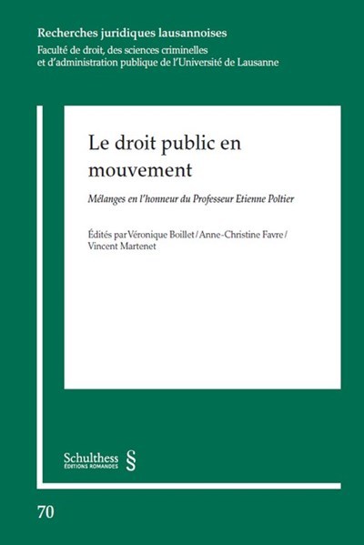 Le droit public en mouvement
