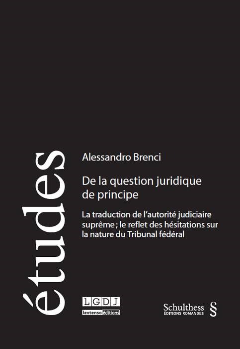 de la question juridique de principe