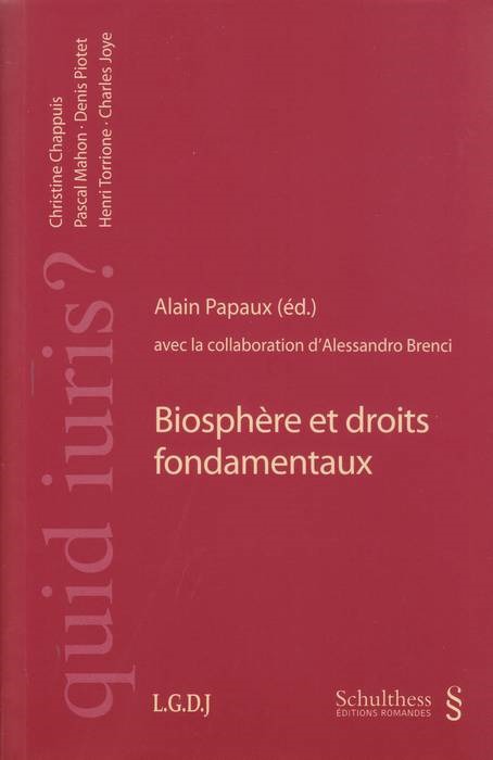 biosphère et droits fondamentaux