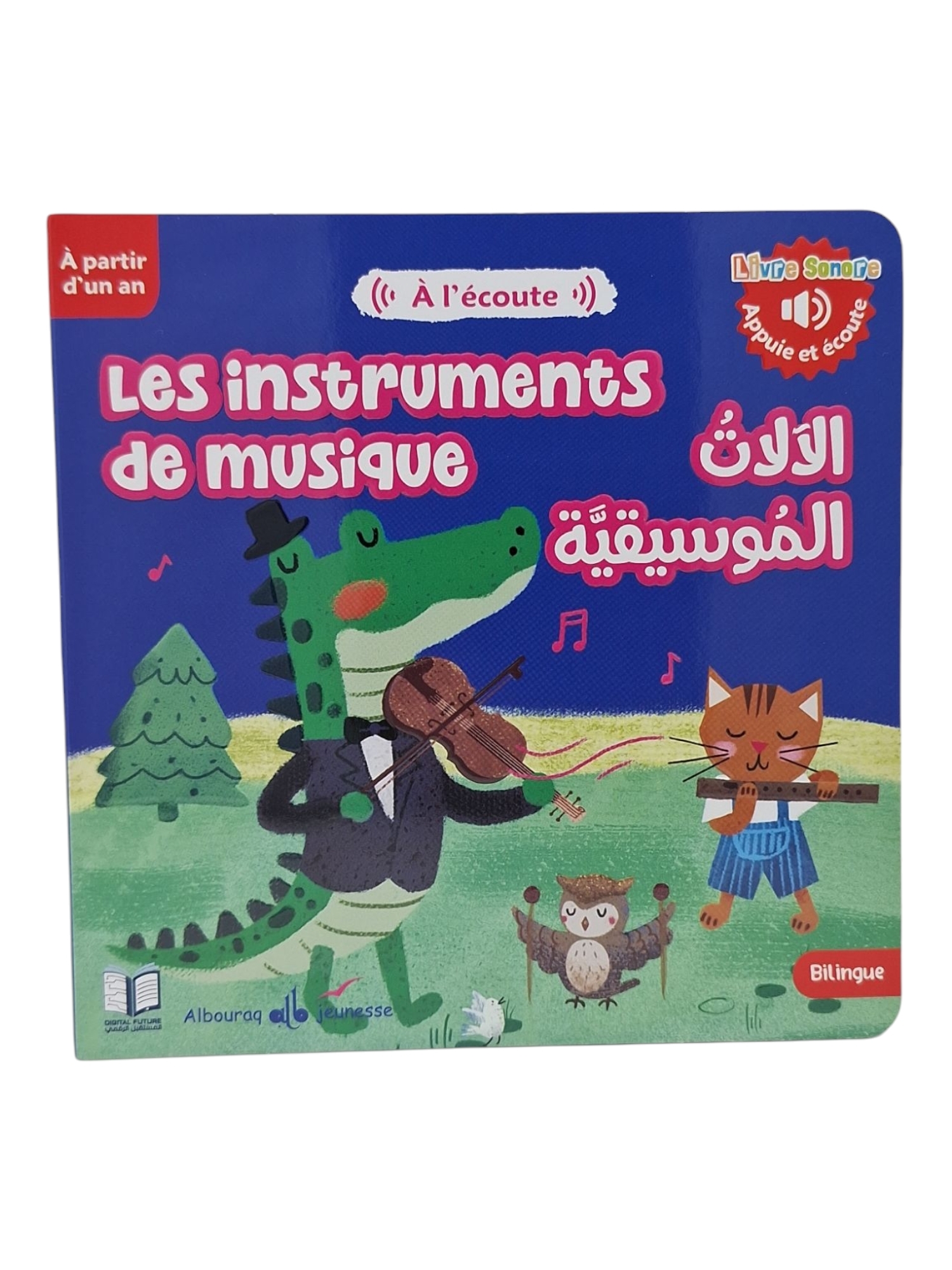 LES INSTRUMENTS DE MUSIQUE  LIVRE SONORE BILINGUE FRAR