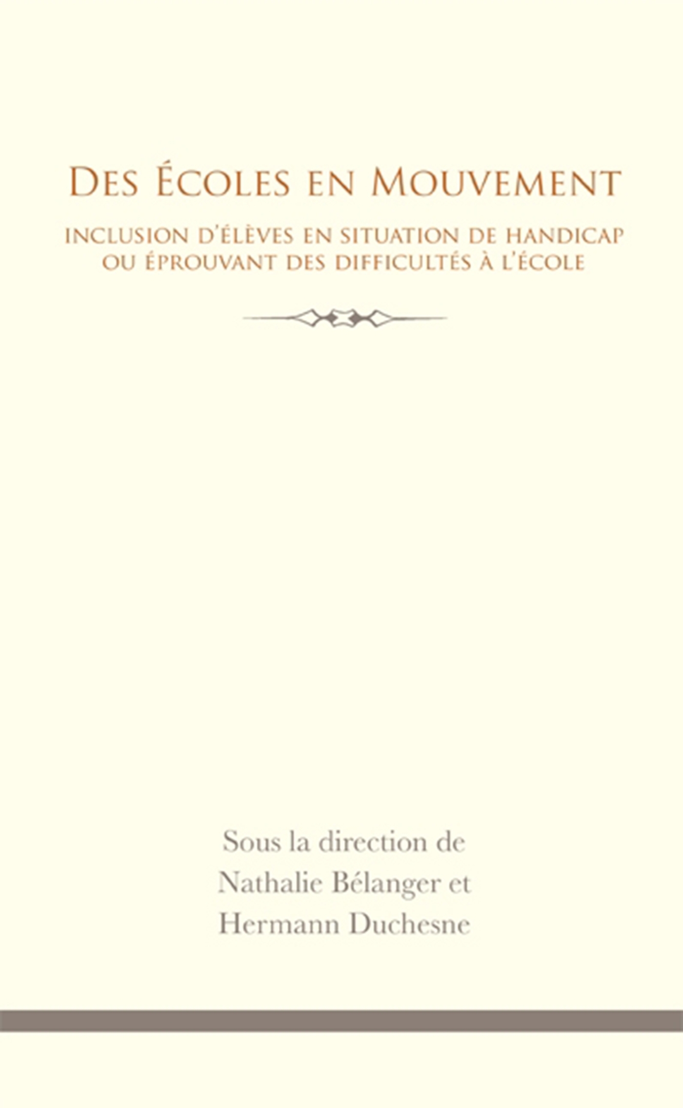 Des Écoles en mouvement