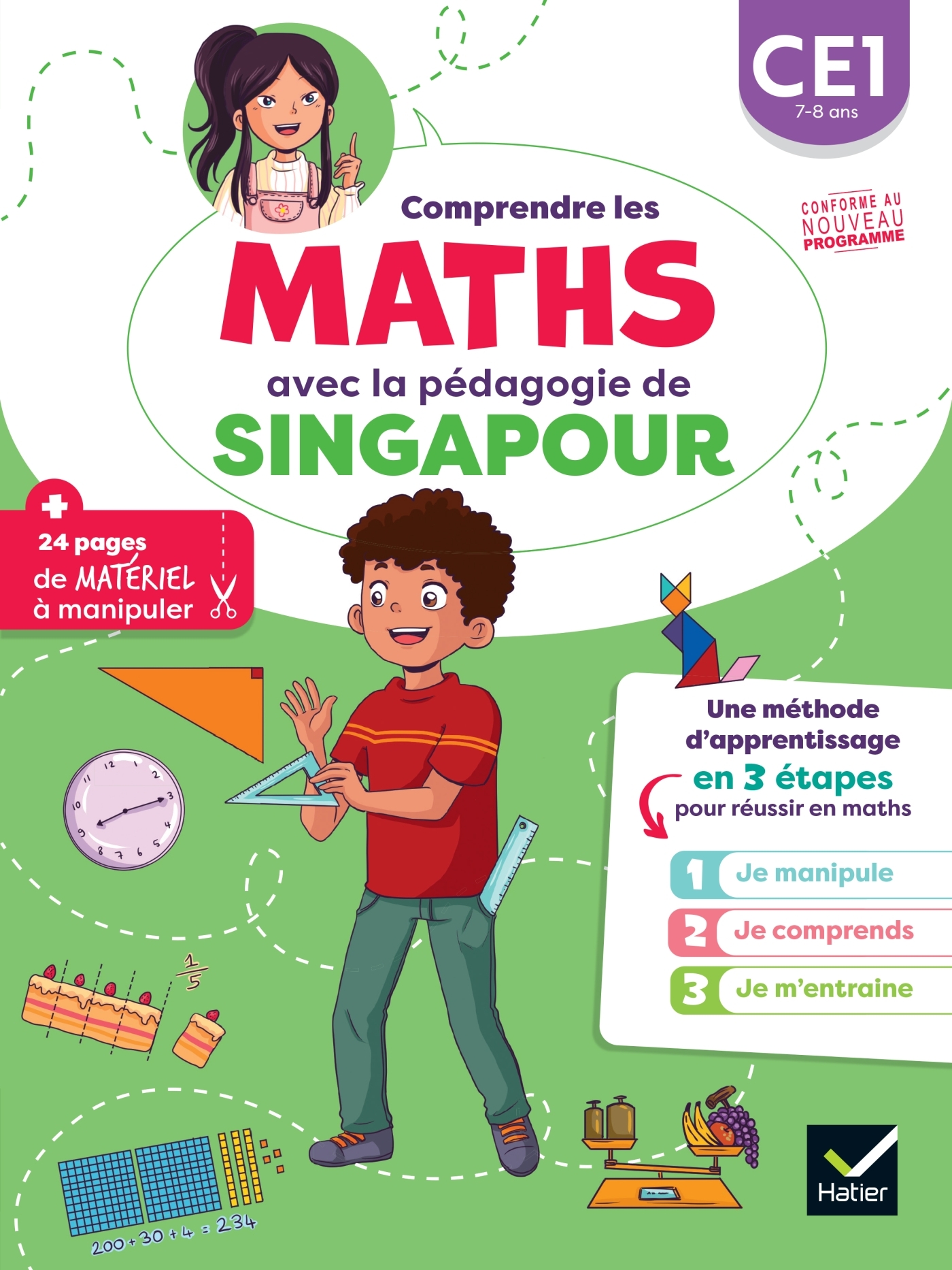 Comprendre les maths avec la pédagogie de Singapour CE1