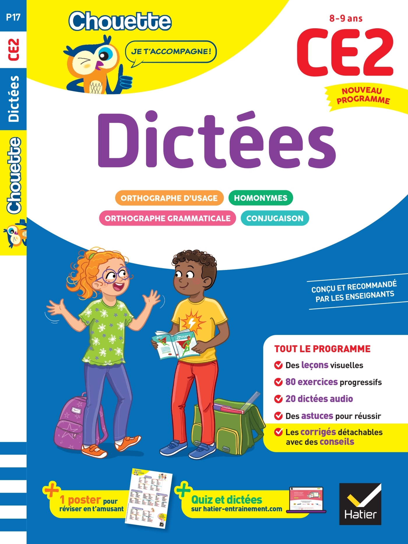 Dictées CE2 - Cahier de soutien nouveau programme